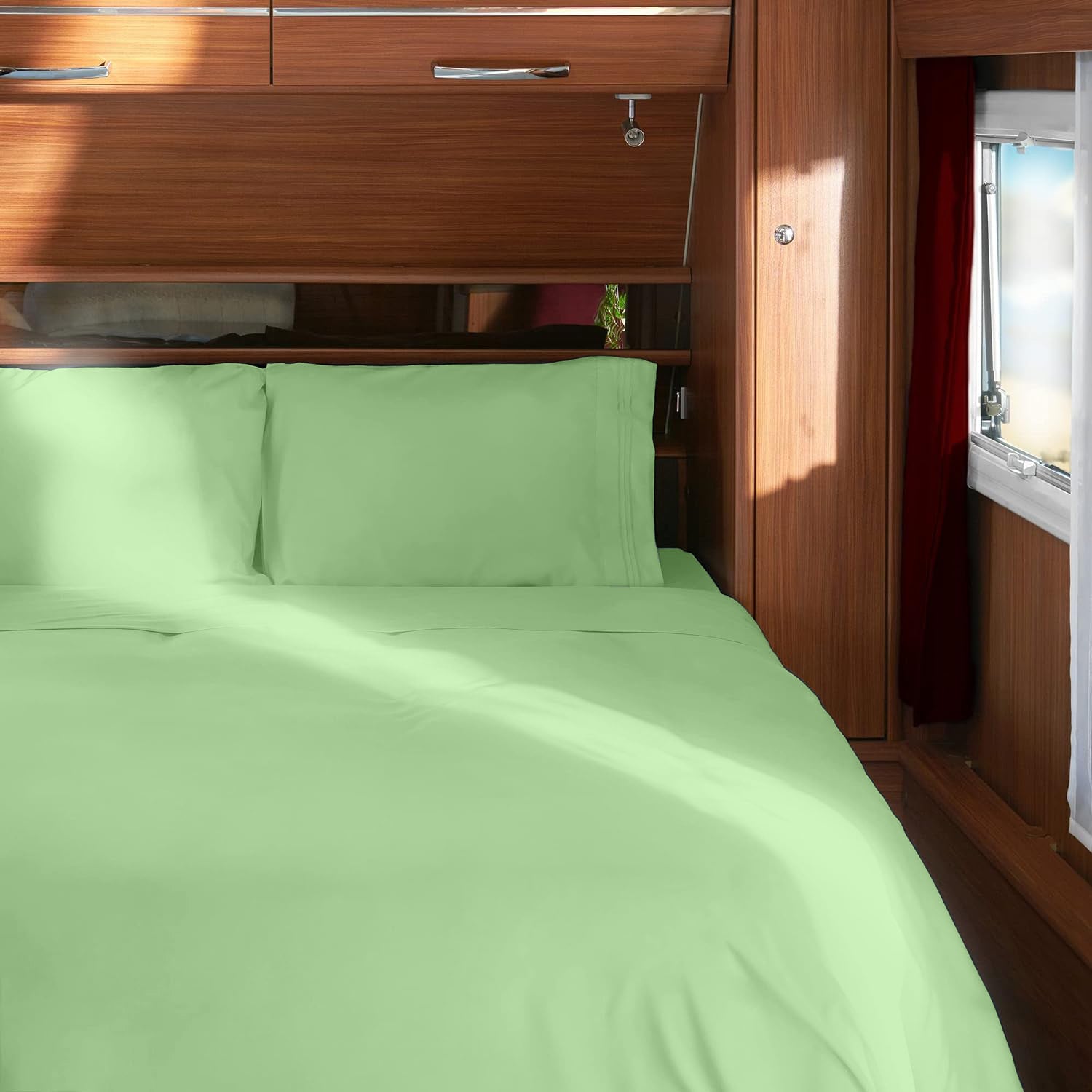 Iconic Collection Microfiber RV Bunk Sheet Set, Short Queen