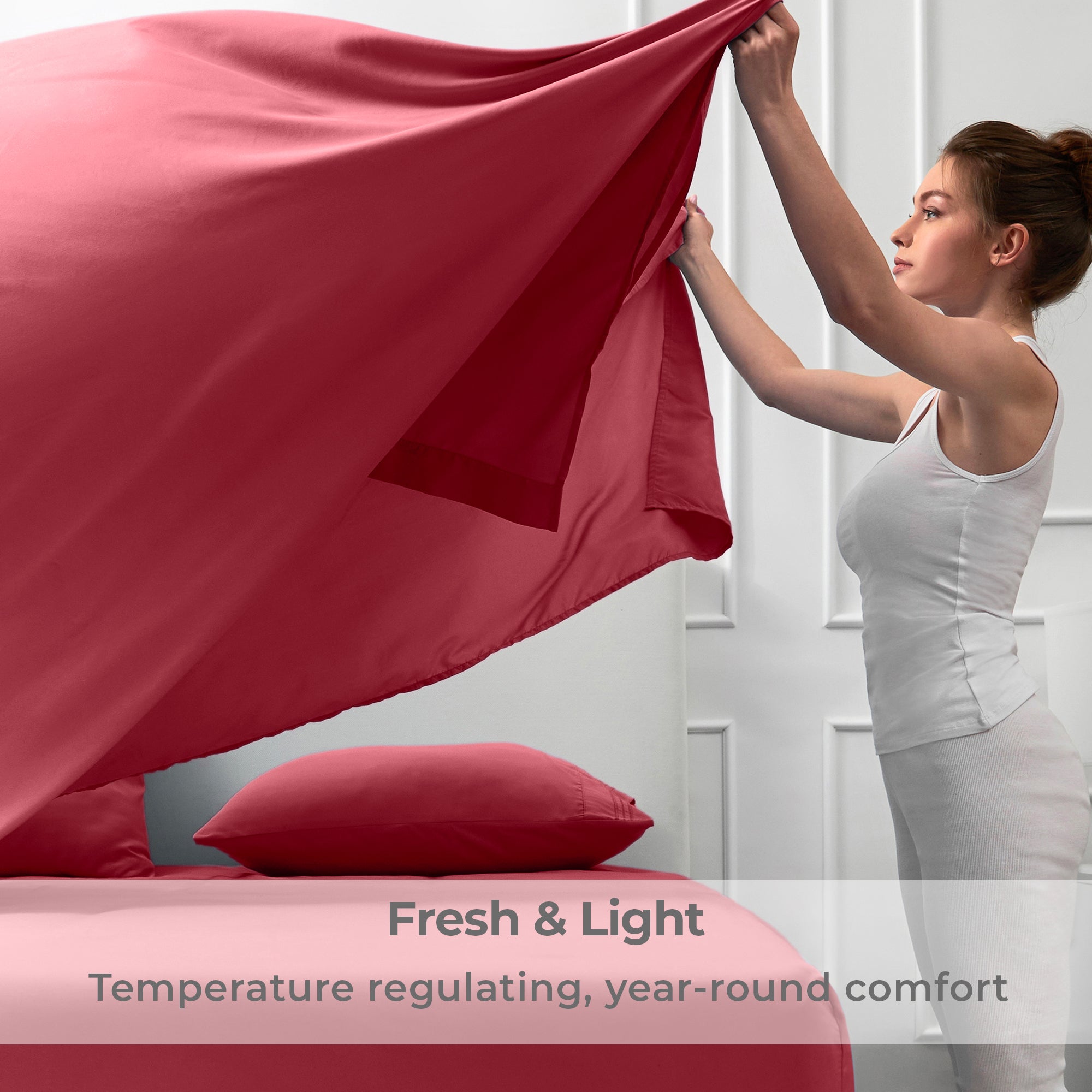 Iconic 4-Piece Microfiber Sheet Set (Dark Colors)