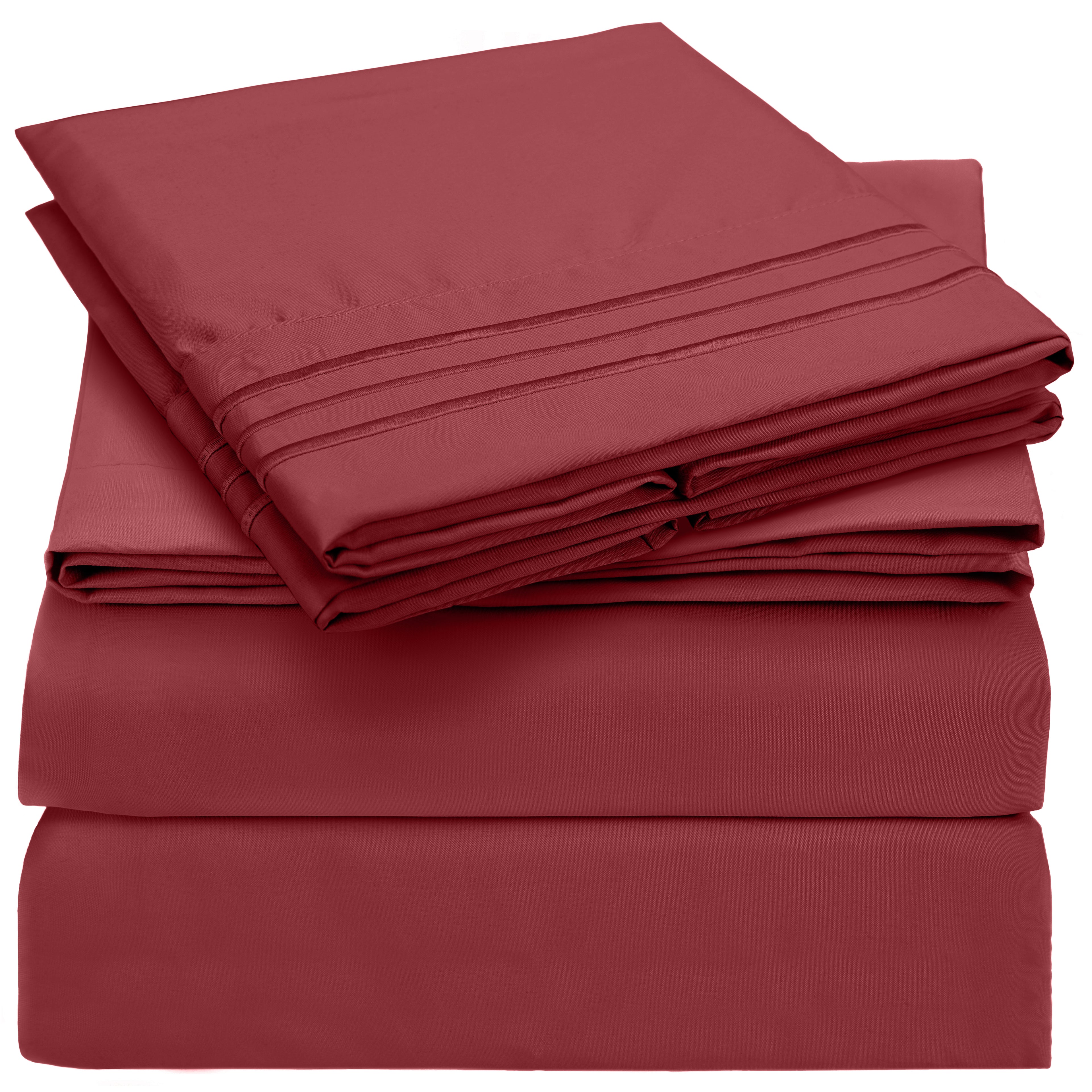 Iconic 4-Piece Microfiber Sheet Set (Dark Colors)