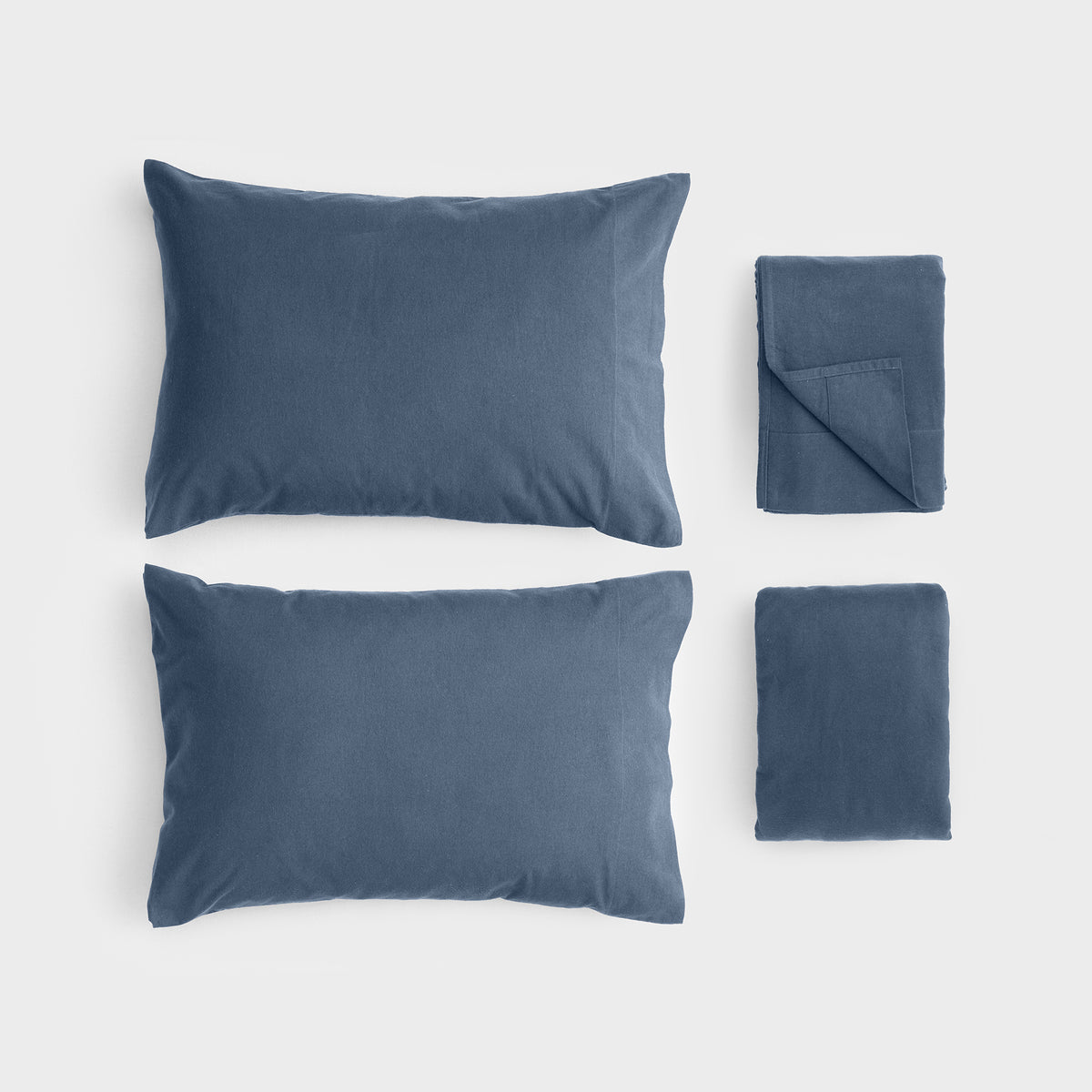 Flannel Cotton Sheet Set, Lightweight 160GSM Mellanni