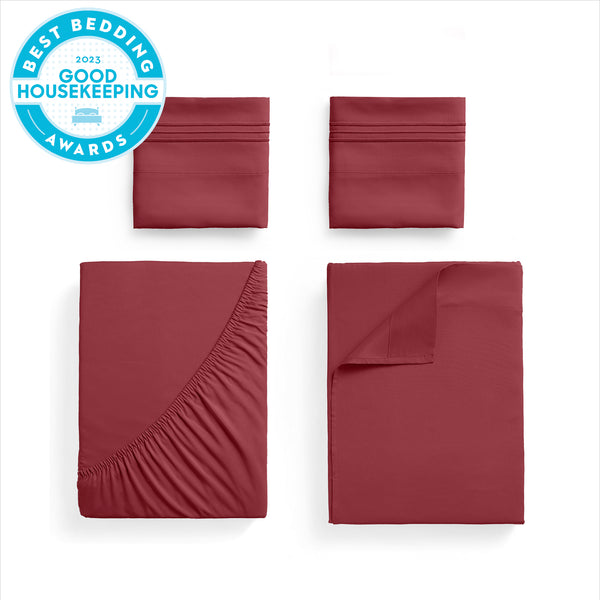 Mellanni Bed Sheet Set + Duvet Cover Set Bundle&Save - Hotel Luxury Bedding  - Bundle Includes: 4pcs …See more Mellanni Bed Sheet Set + Duvet Cover Set