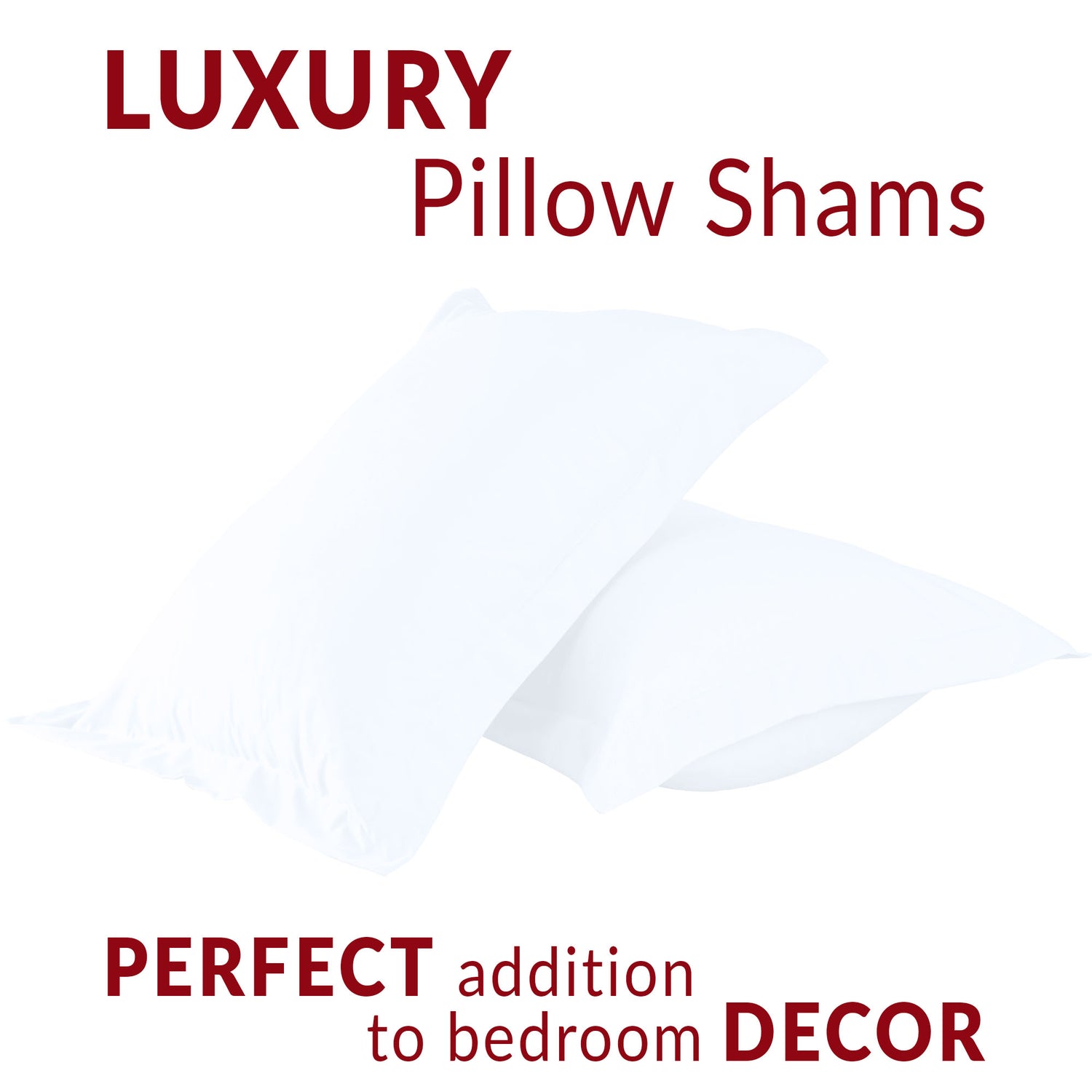 Iconic Collection Microfiber Pillow Shams Set – Mellanni