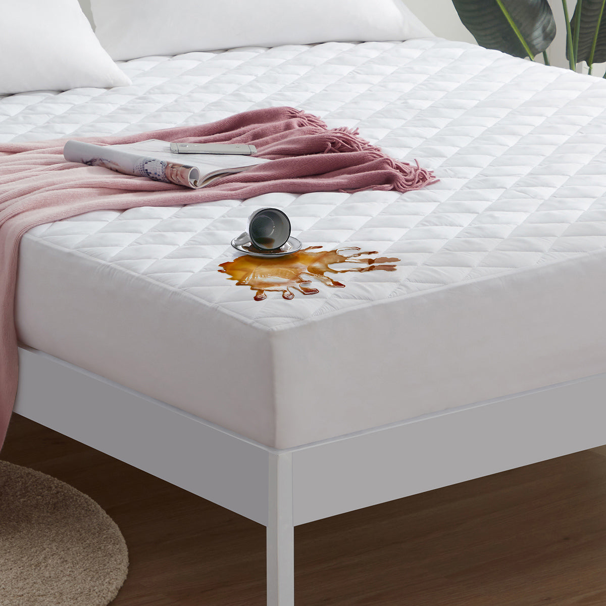 100% Waterproof Mattress Cover – Mellanni display picture 1