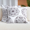 Iconic Collection Ultrasonic Throw Pillow Cover With Zipper, Set of 2