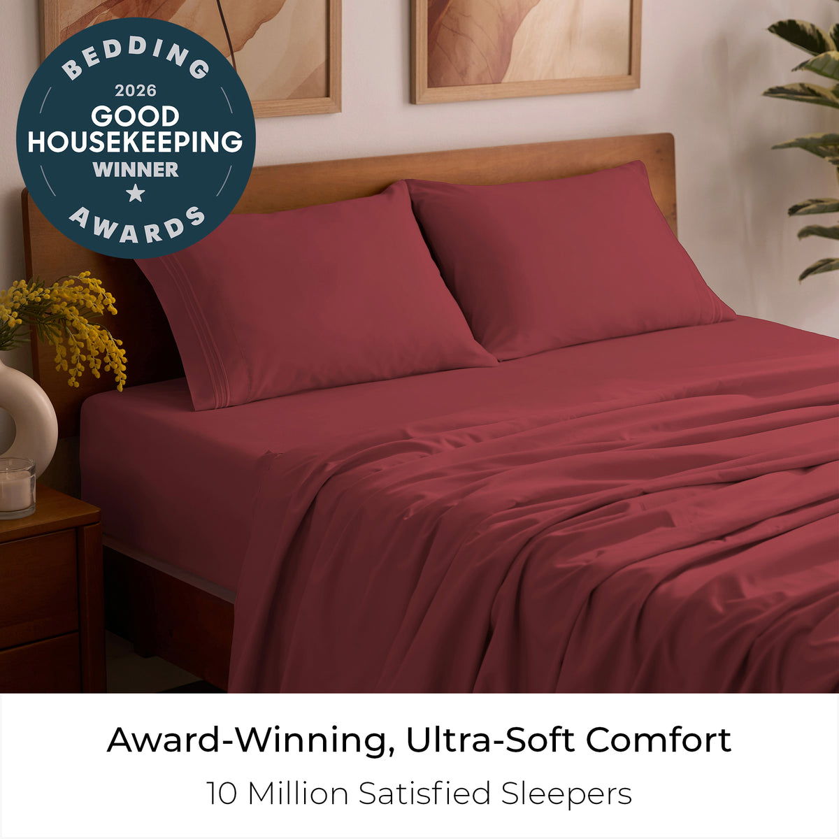 Iconic 4-Piece Extra-Deep Microfiber Sheet Set