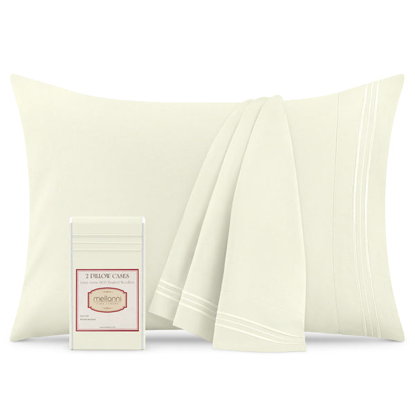 Iconic Collection Microfiber Pillowcases, Set of 2
