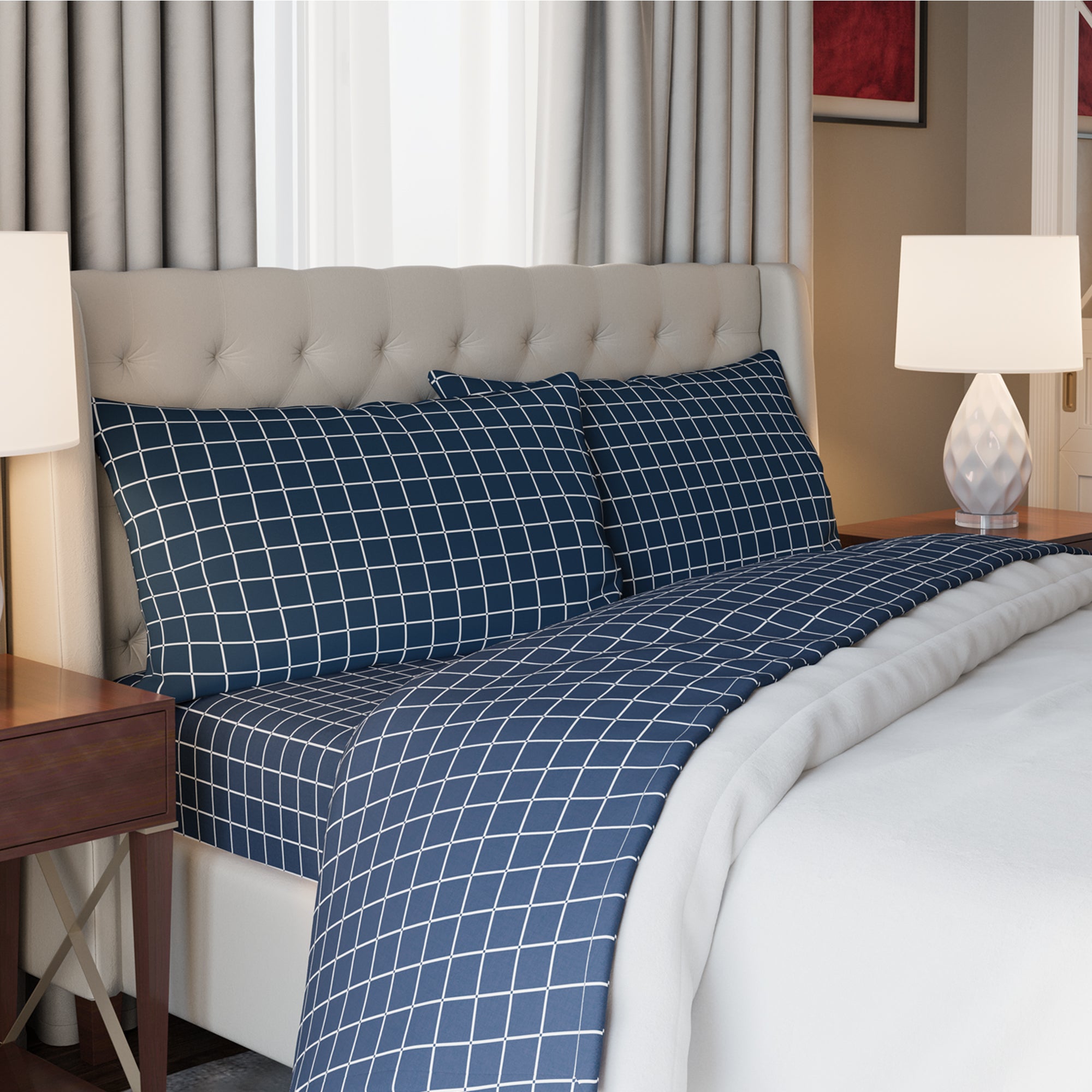 Mellanni Flannel Bed Sheet - Thumbnail 3