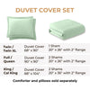 100% Organic Cotton Flannel Duvet Cover Set