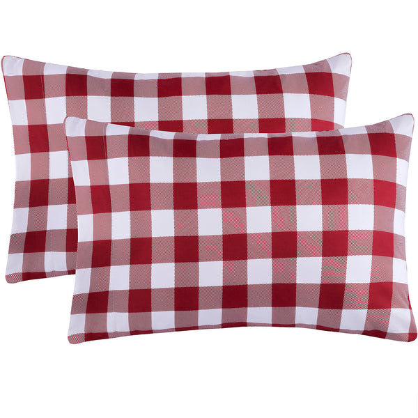 Iconic Collection Microfiber Pillowcases, Set of 2