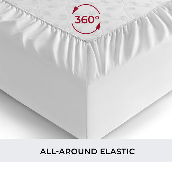Iconic Collection Microfiber Fitted Sheet 21" Deep (Light)