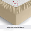 Iconic Collection Microfiber Fitted Sheet (Light Colors)