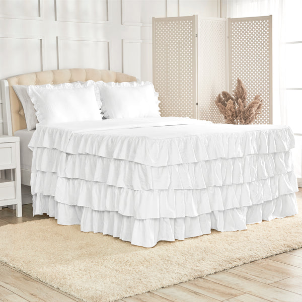 Ruffle Skirted Bedspread Set