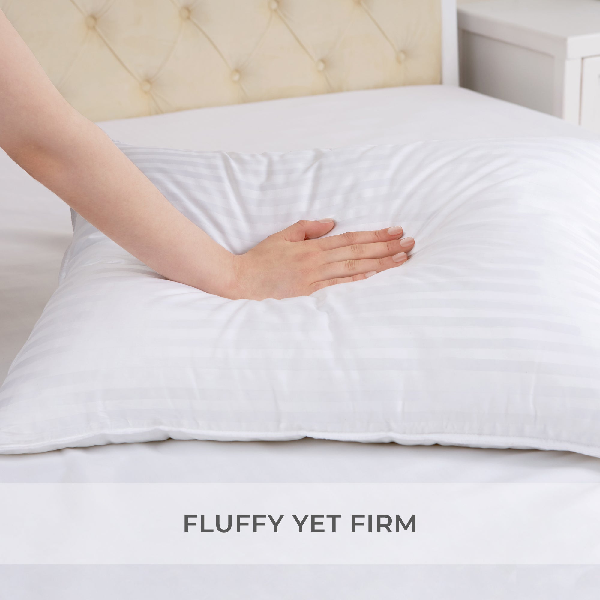 Alwyn Home Nellie Extra Firm Bed Pillow, Size: Standard, White