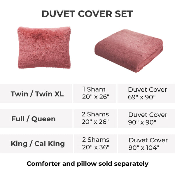 Shaggy Duvet Cover Set