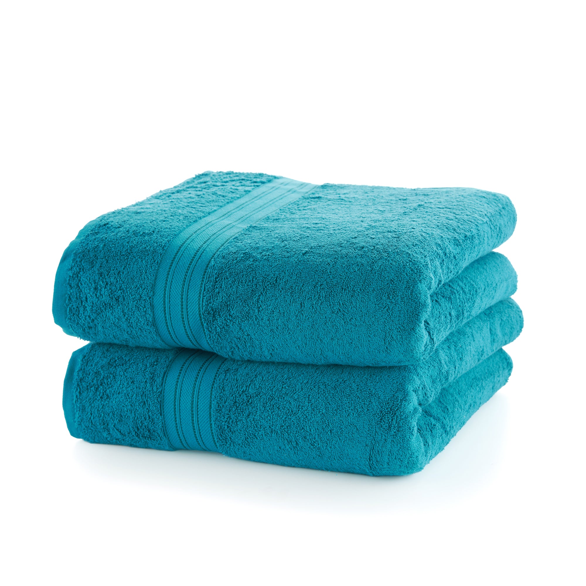 Mellanni Washcloth 12 inchx12 inch, 100% Terry Cotton, 12 Pack, Teal, Size: 12 x 12, Green